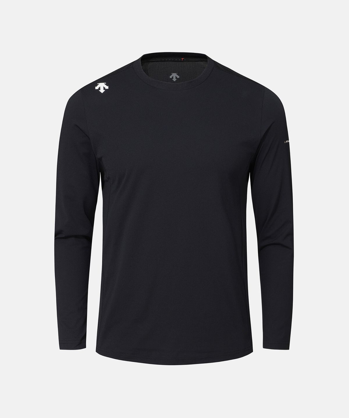 데상트(DESCENTE) 남성 터프라이트 긴팔 티셔츠 블랙 SR321TTL72
