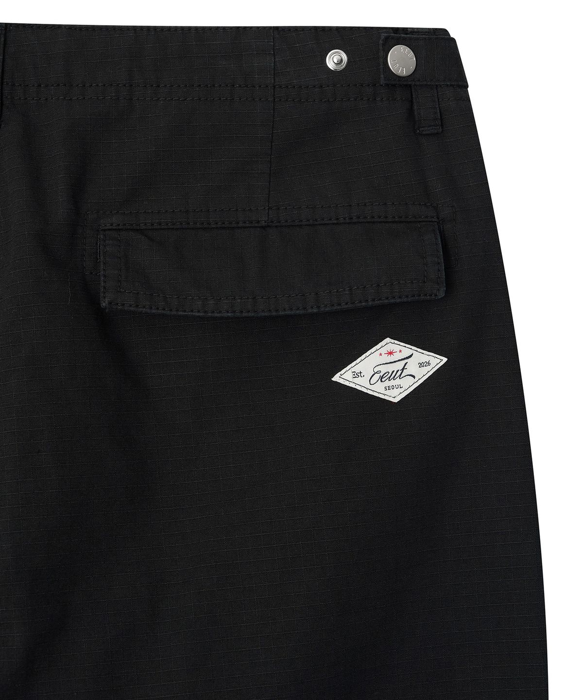 이우트(EEUT) RIPSTOP KNEE CUT WORK PANTS / DARK NAVY