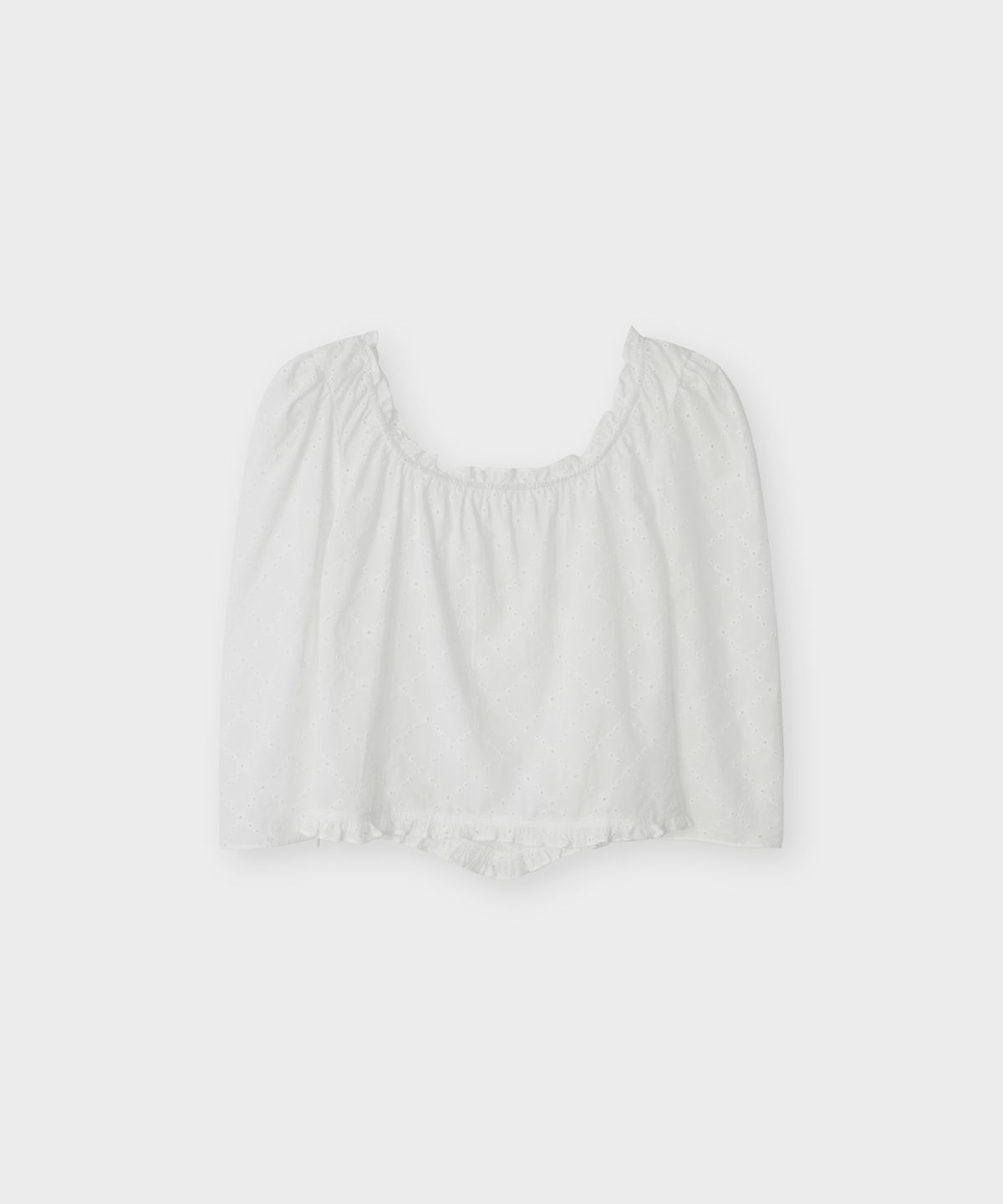 더 릴(THE LILLE) Loire Lace Blouse_Ivory