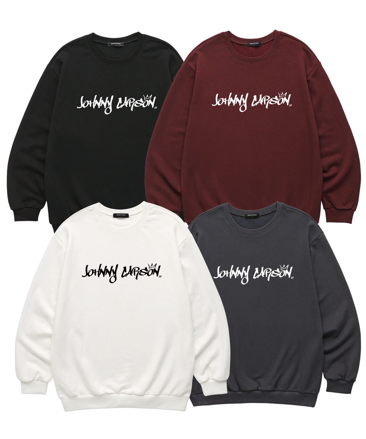 자니카슨(JOHNNY CARSON) Streetline Sweatshirt 맨투맨 (JCLTS017) 차콜