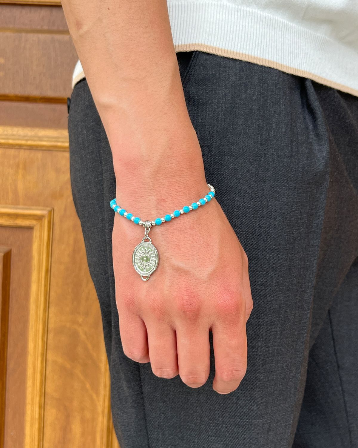 헬리오스(HELIOS) ETHNIC BRACELET #3 [TURQUOISE]