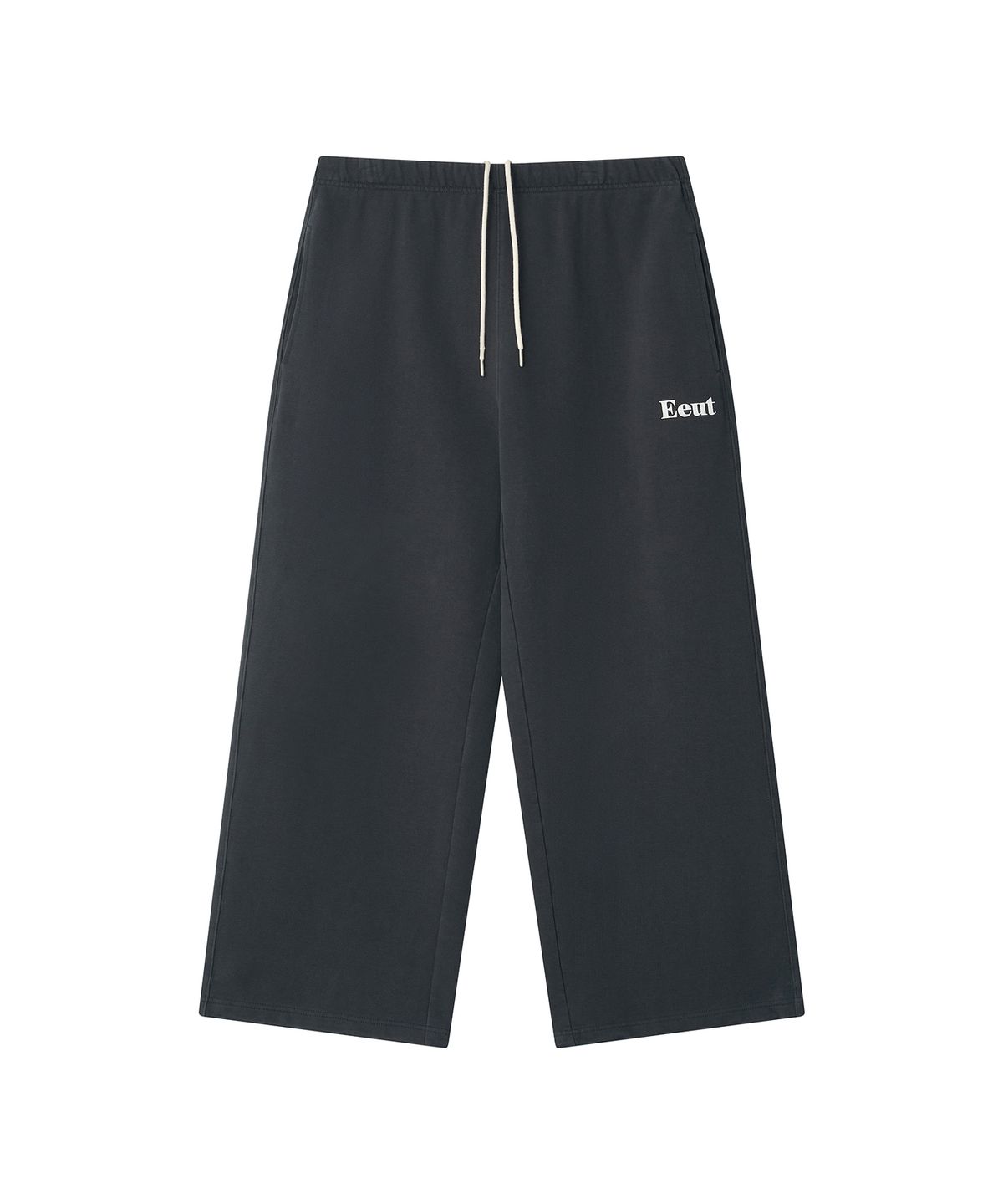 이우트(EEUT) EEUT BASIC WASHED SWEATPANTS / CHARCOAL