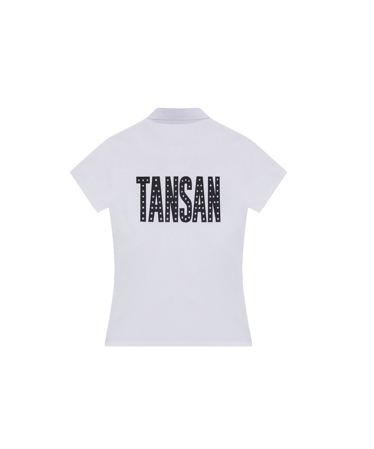 탄산마그네슘(TANSANMAGNESIUM) 탄산 스타 로고 폴로 티셔츠 (화이트)