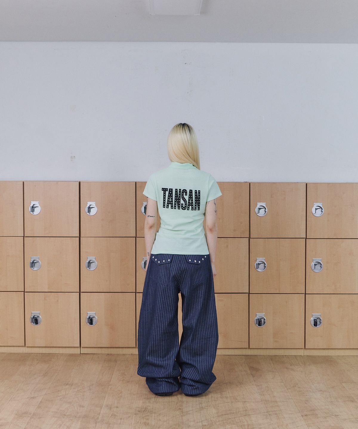 탄산마그네슘(TANSANMAGNESIUM) 탄산 스타 로고 폴로 티셔츠 (민트)