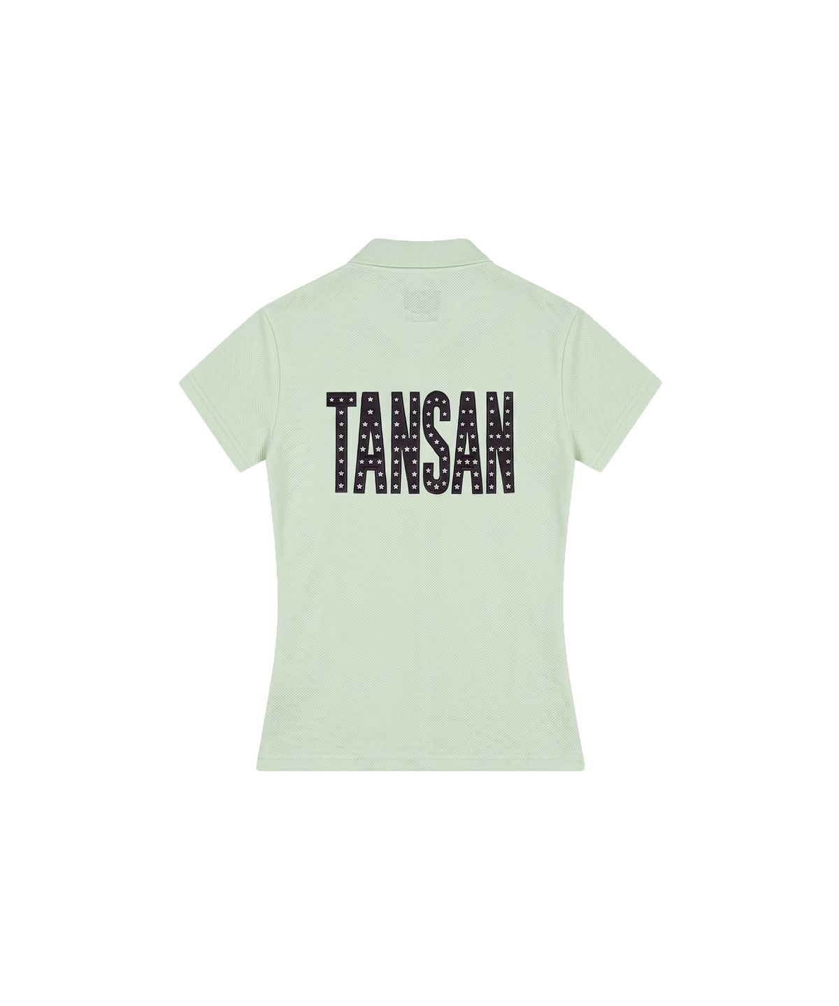 탄산마그네슘(TANSANMAGNESIUM) 탄산 스타 로고 폴로 티셔츠 (민트)