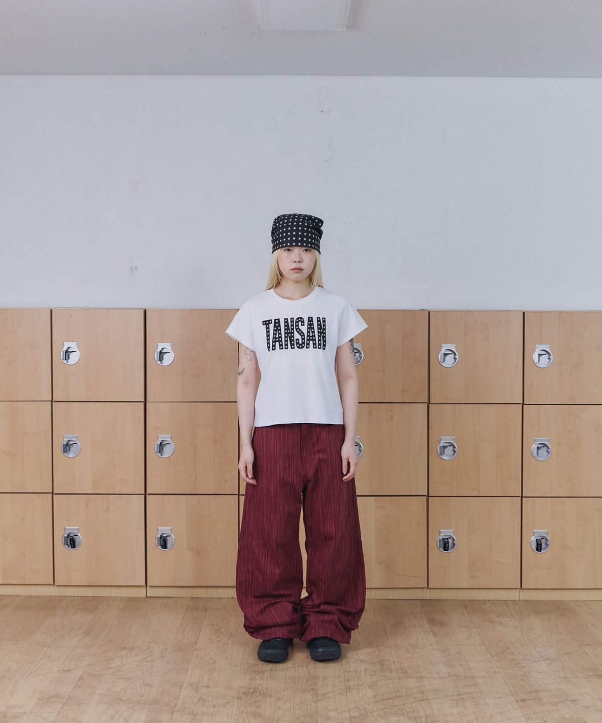 탄산마그네슘(TANSANMAGNESIUM) 탄산 스타 로고 티셔츠 (화이트)