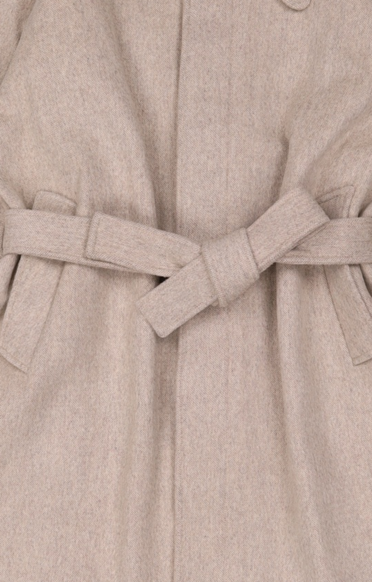 엠엠지엘(MMGL) WOOL BALMACAAN COAT (OATMEAL BEIGE) 3