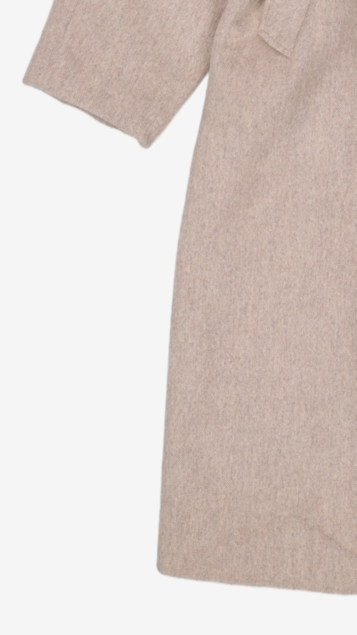 엠엠지엘(MMGL) WOOL BALMACAAN COAT (OATMEAL BEIGE) 3