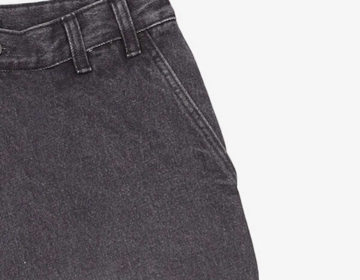 해칭룸(HATCHINGROOM) Wrap Jeans Black