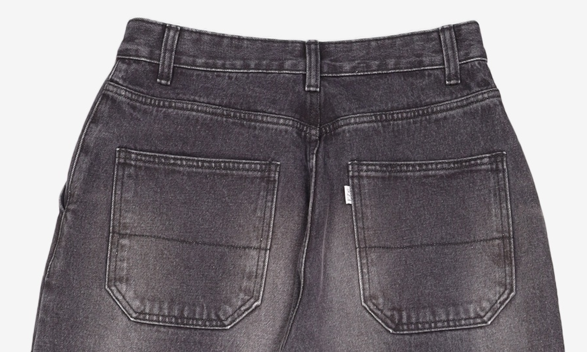 해칭룸(HATCHINGROOM) Wrap Jeans Black