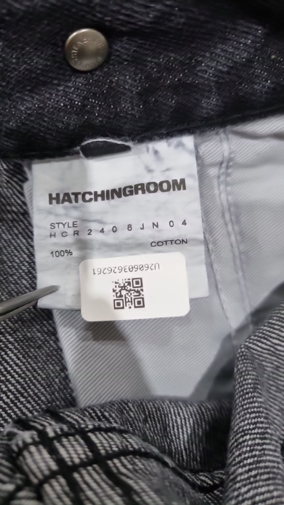 해칭룸(HATCHINGROOM) Wrap Jeans Black