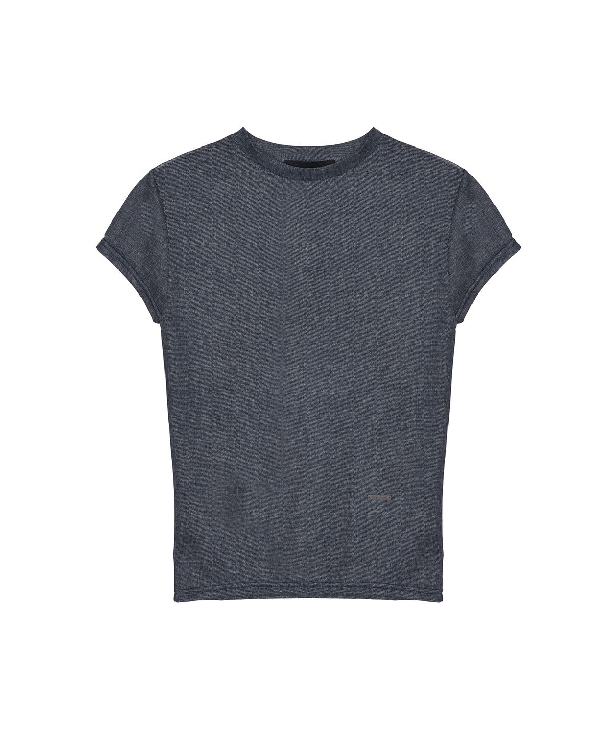 닉앤니콜(NICK&NICOLE) SHEER DENIM MOOD TOP_NAVY