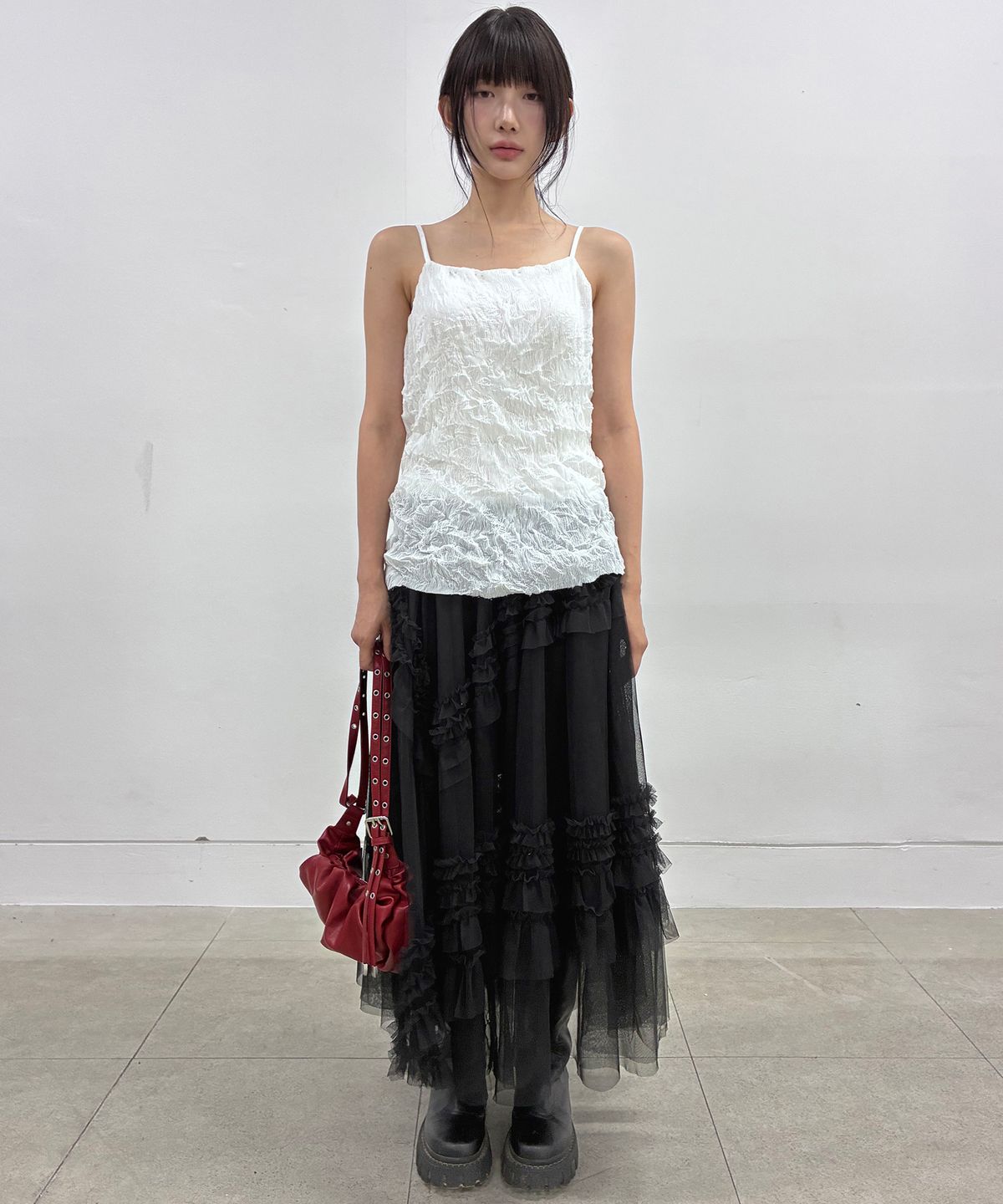 플레어업(FLAREUP) Organic Wrinkle Sleeveless (FL-179_White)