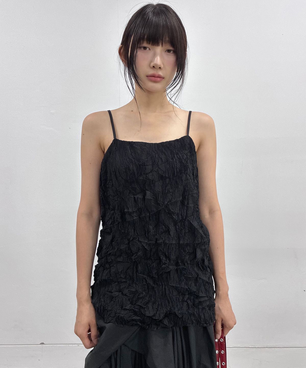 플레어업(FLAREUP) Organic Wrinkle Sleeveless (FL-179_Black)