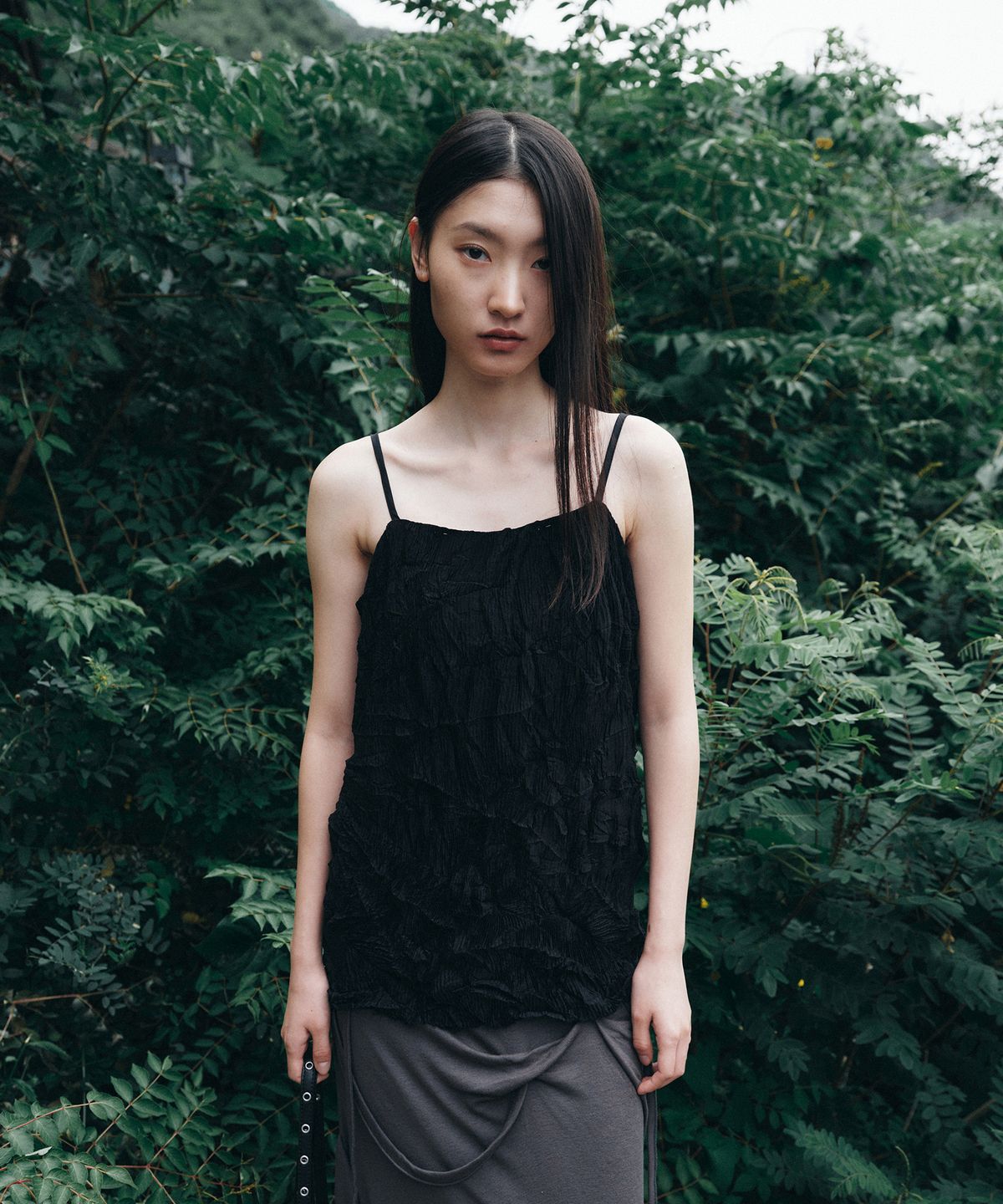 플레어업(FLAREUP) Organic Wrinkle Sleeveless (FL-179_Black)