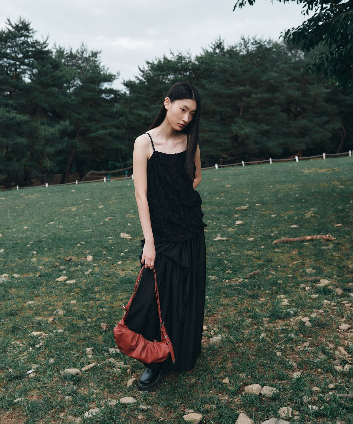 플레어업(FLAREUP) Organic Wrinkle Sleeveless (FL-179_Black)