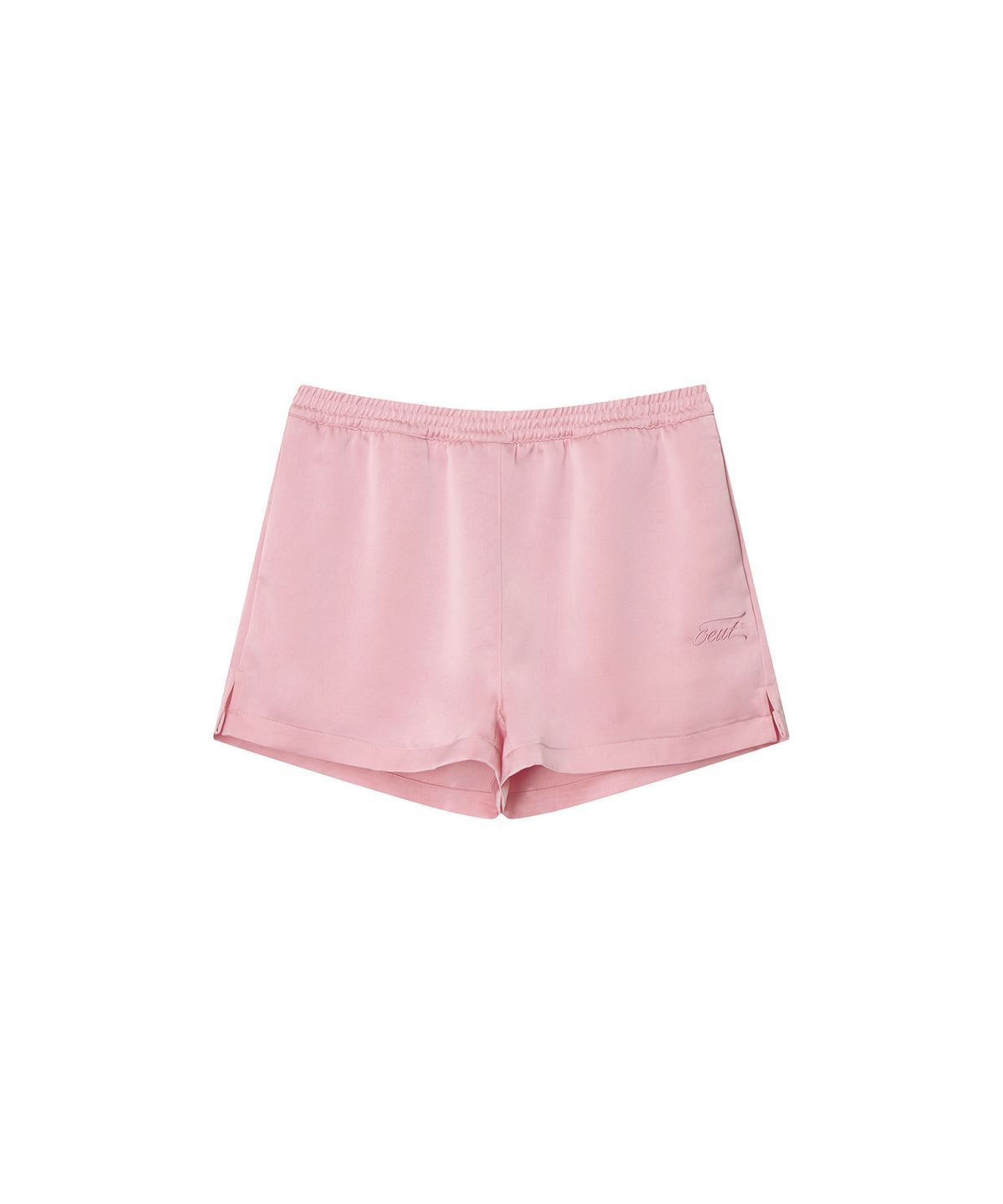 이우트(EEUT) SATIN BANDING SHORTS / PINK