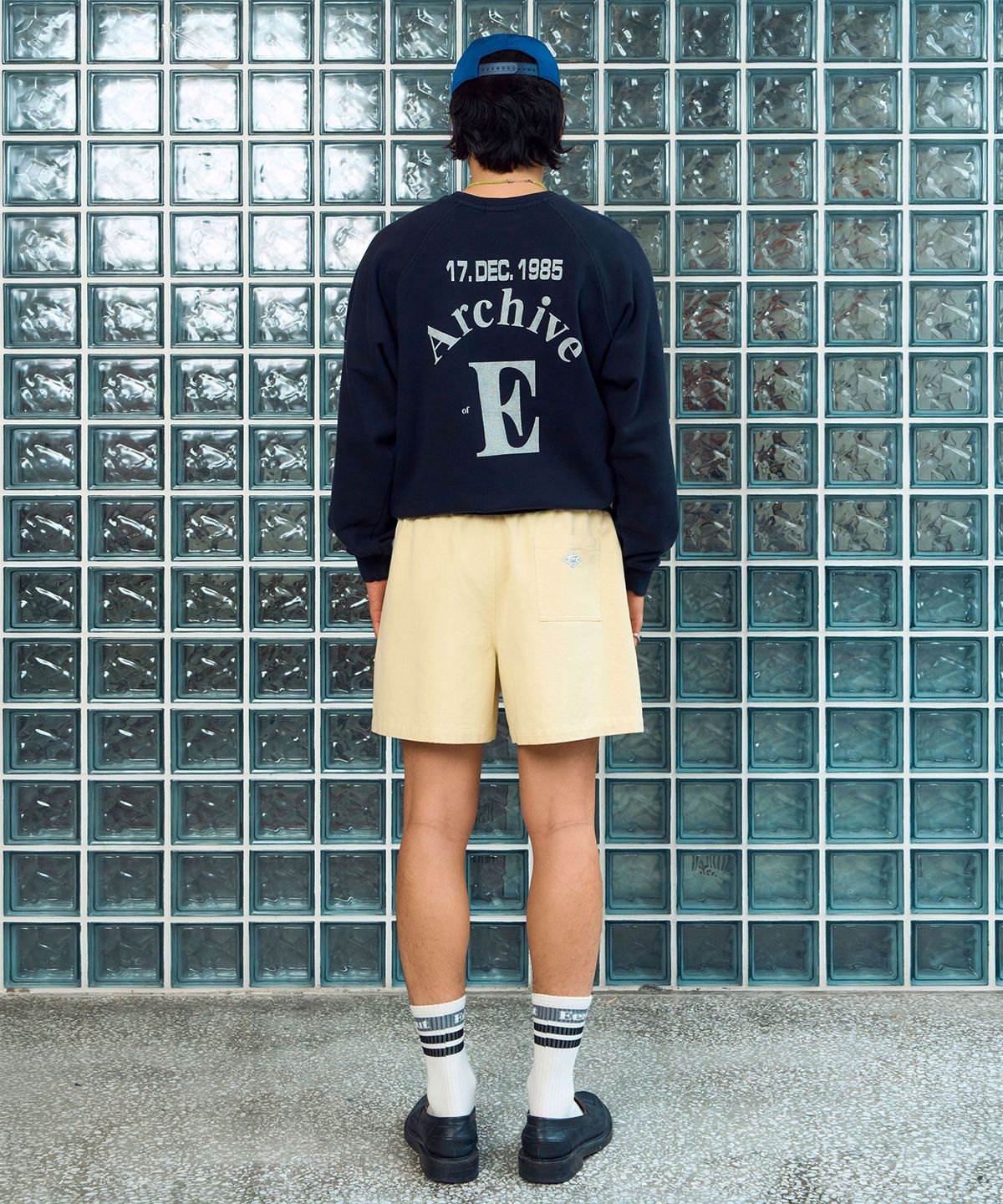 이우트(EEUT) WASHED COTTON BANDING SHORTS / YELLOW