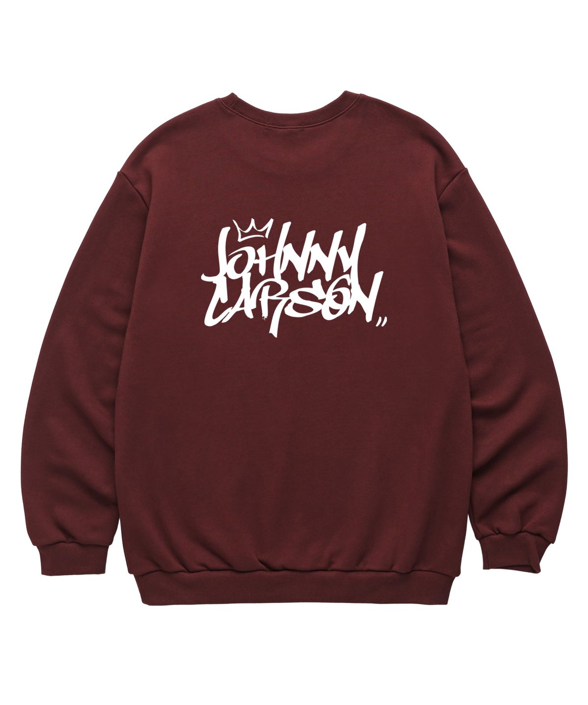 자니카슨(JOHNNY CARSON) Classic Graffiti Logo 맨투맨 (JCLTS016) 버건디