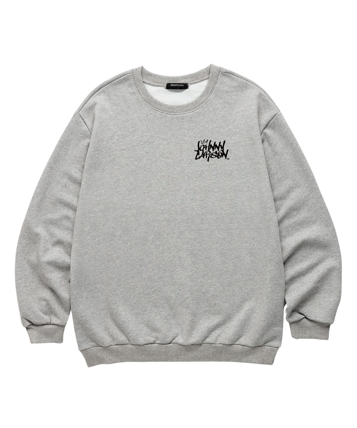 자니카슨(JOHNNY CARSON) Classic Graffiti Logo 맨투맨 (JCLTS016) 멜란지그레이