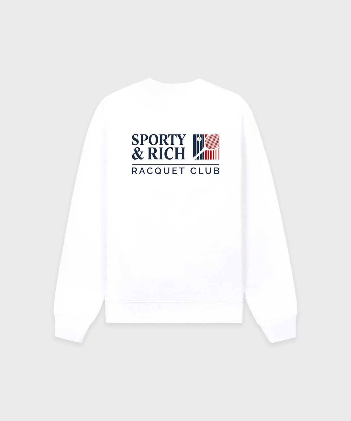 스포티앤리치(SPORTY&RICH) 프로모 크루넥 남여공용 - 화이트 R265AUW023