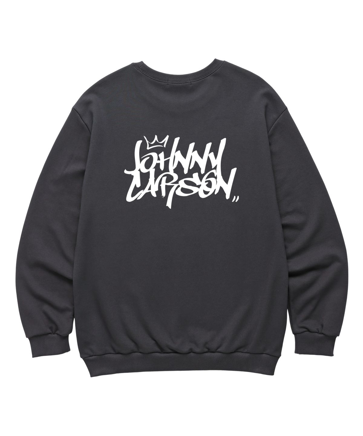 자니카슨(JOHNNY CARSON) Classic Graffiti Logo 맨투맨 (JCLTS016) 차콜