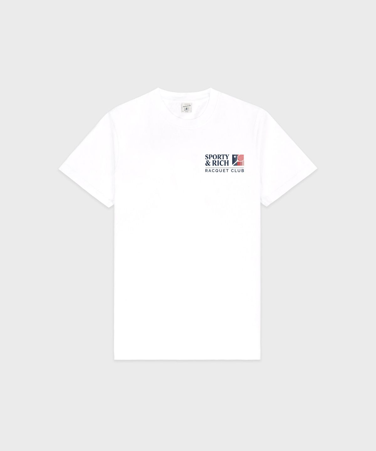 스포티앤리치(SPORTY&RICH) 프로모 티셔츠 남여공용 - 화이트 R265AUT019