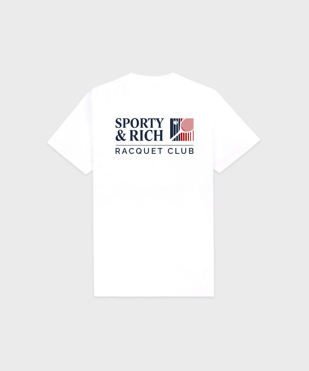 스포티앤리치(SPORTY&RICH) 프로모 티셔츠 남여공용 - 화이트 R265AUT019