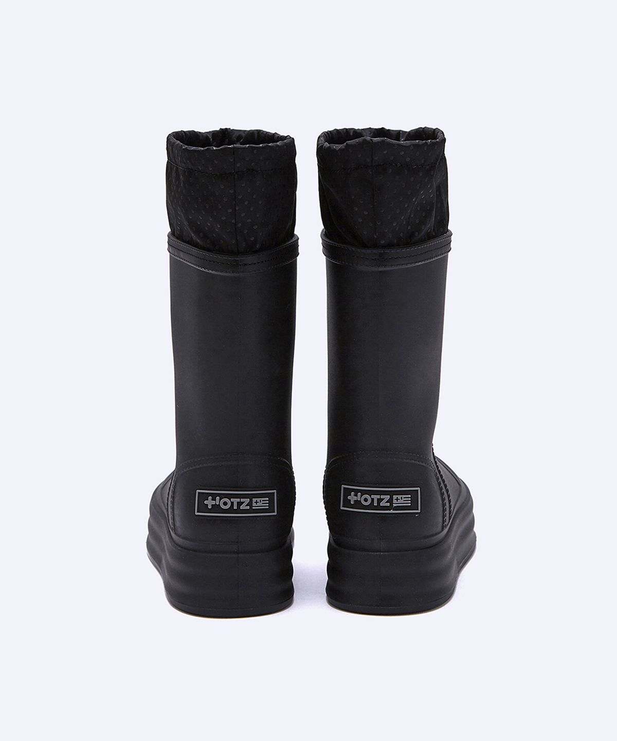 오찌(OTZ) 도트 레인부츠 미들 블랙 OZV6GA239B