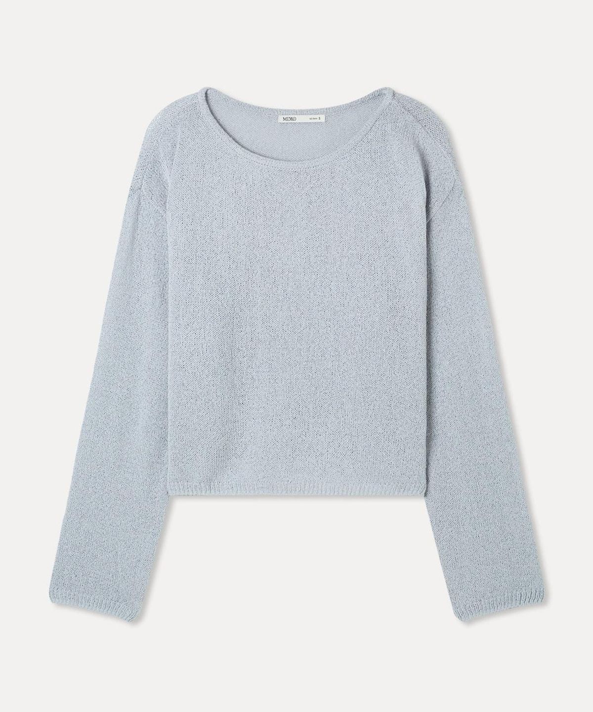 미쏘(MIXXO) 보트넥 랩 버튼 니트_MIWKAG761T