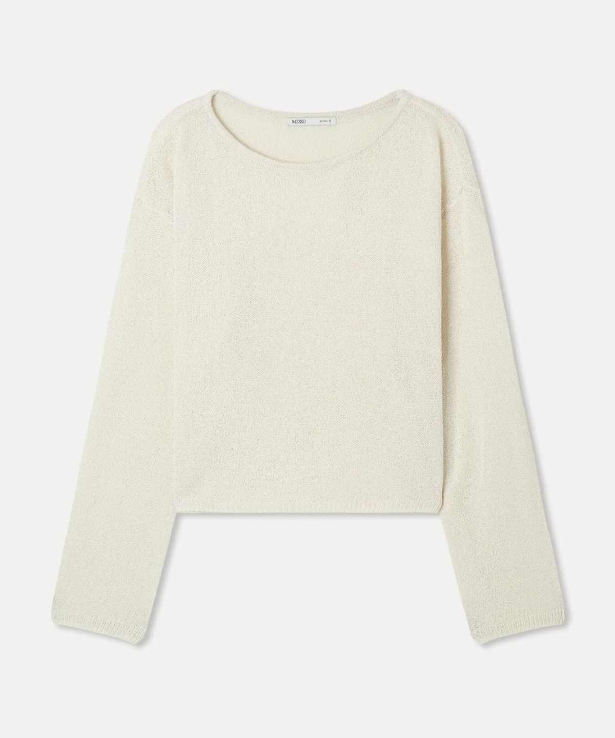 미쏘(MIXXO) 보트넥 랩 버튼 니트_MIWKAG761T