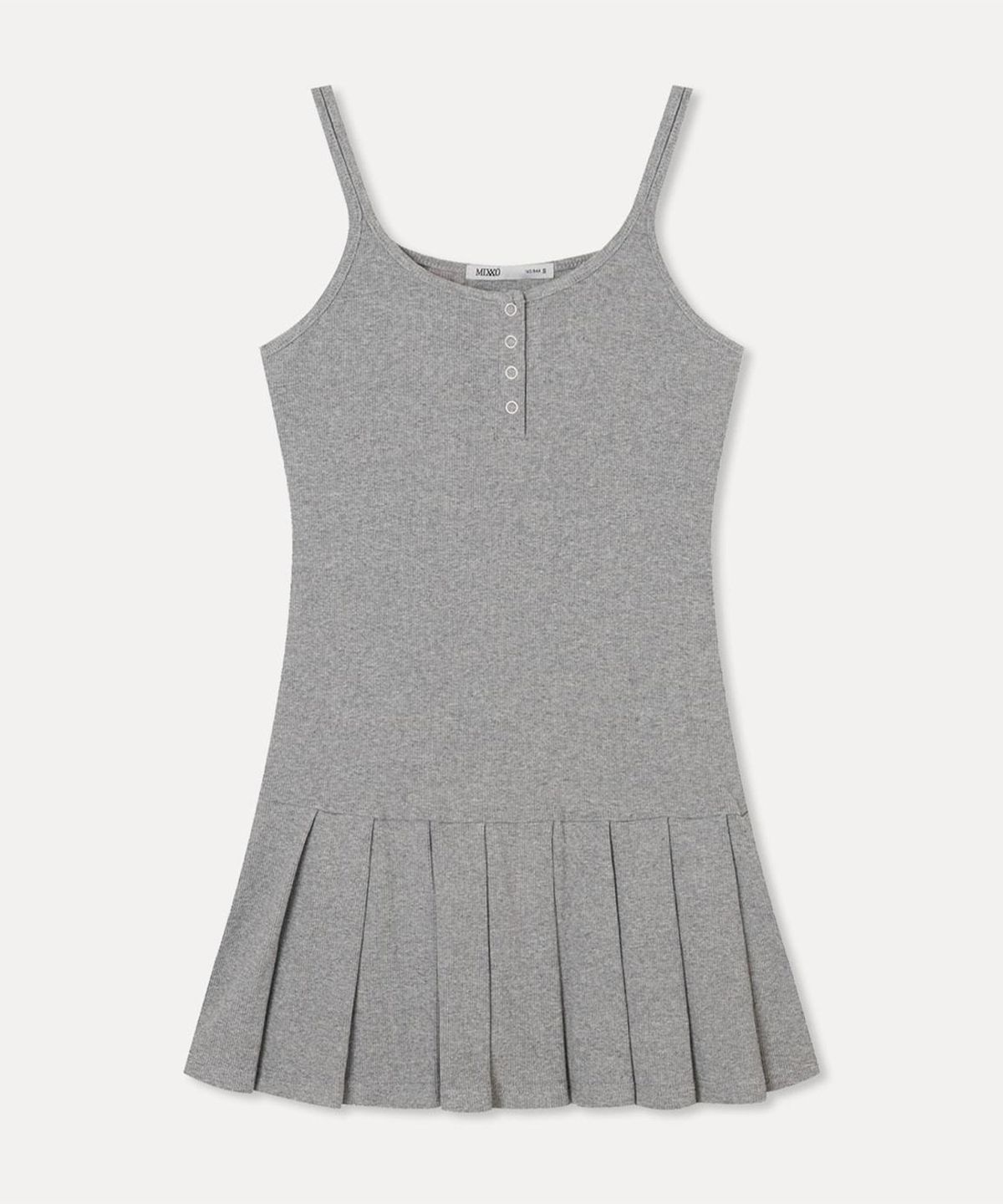 미쏘(MIXXO) 플리츠 레이어드 미니 원피스 RE OMG509G_MIWOMG70QG