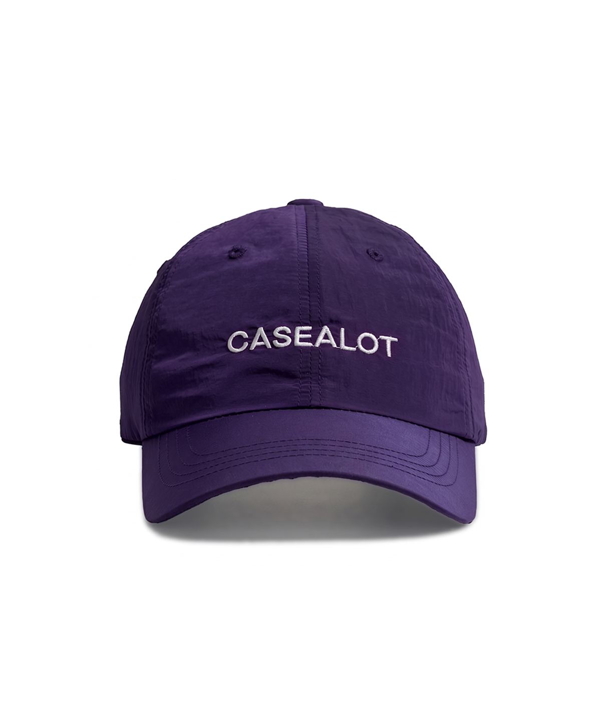케이스어랏(CASE A LOT) Nylon running cap - Plum purple