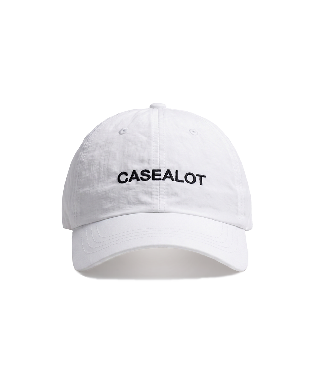 케이스어랏(CASE A LOT) Nylon running cap - White