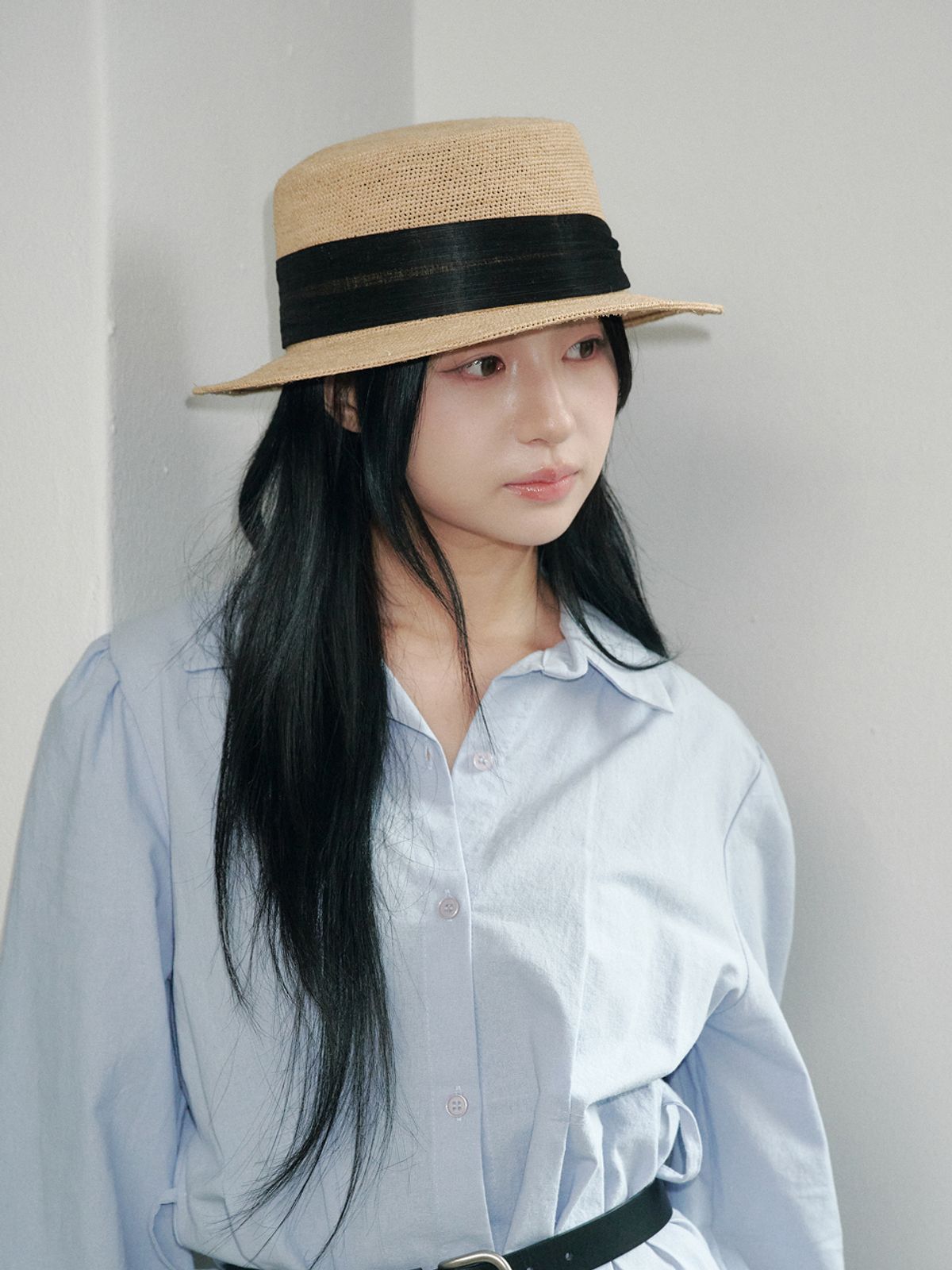 올인컴플리트(ALLINCOMPLETE) 밴드 라피아 보터햇