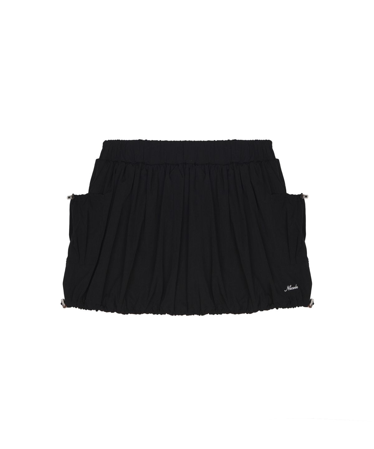 닉앤니콜(NICK&NICOLE) SIDE POCKET BALLOON SKIRT_BLACK