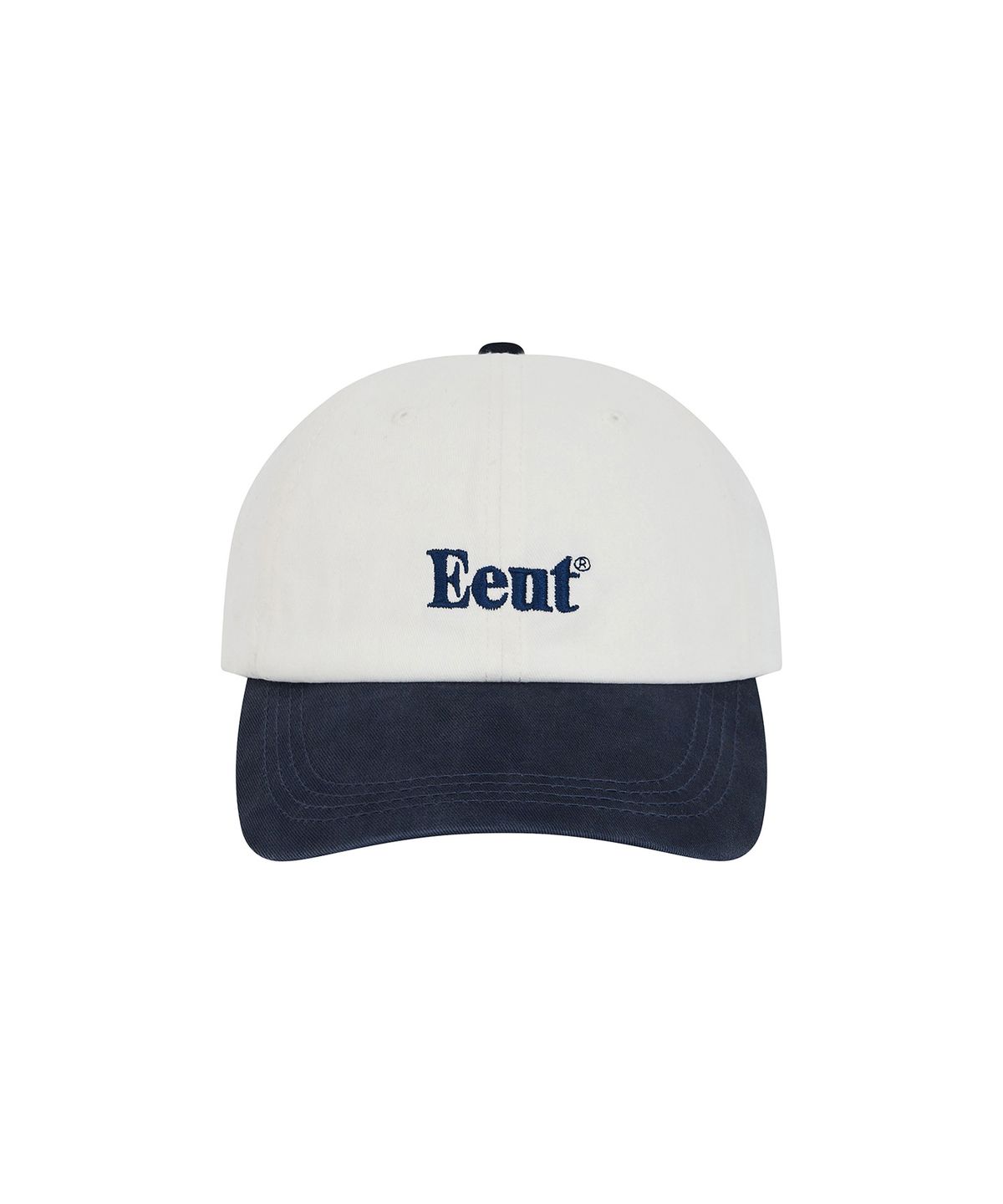 이우트(EEUT) EEUT BASIC BALLCAP / WHITE-NAVY