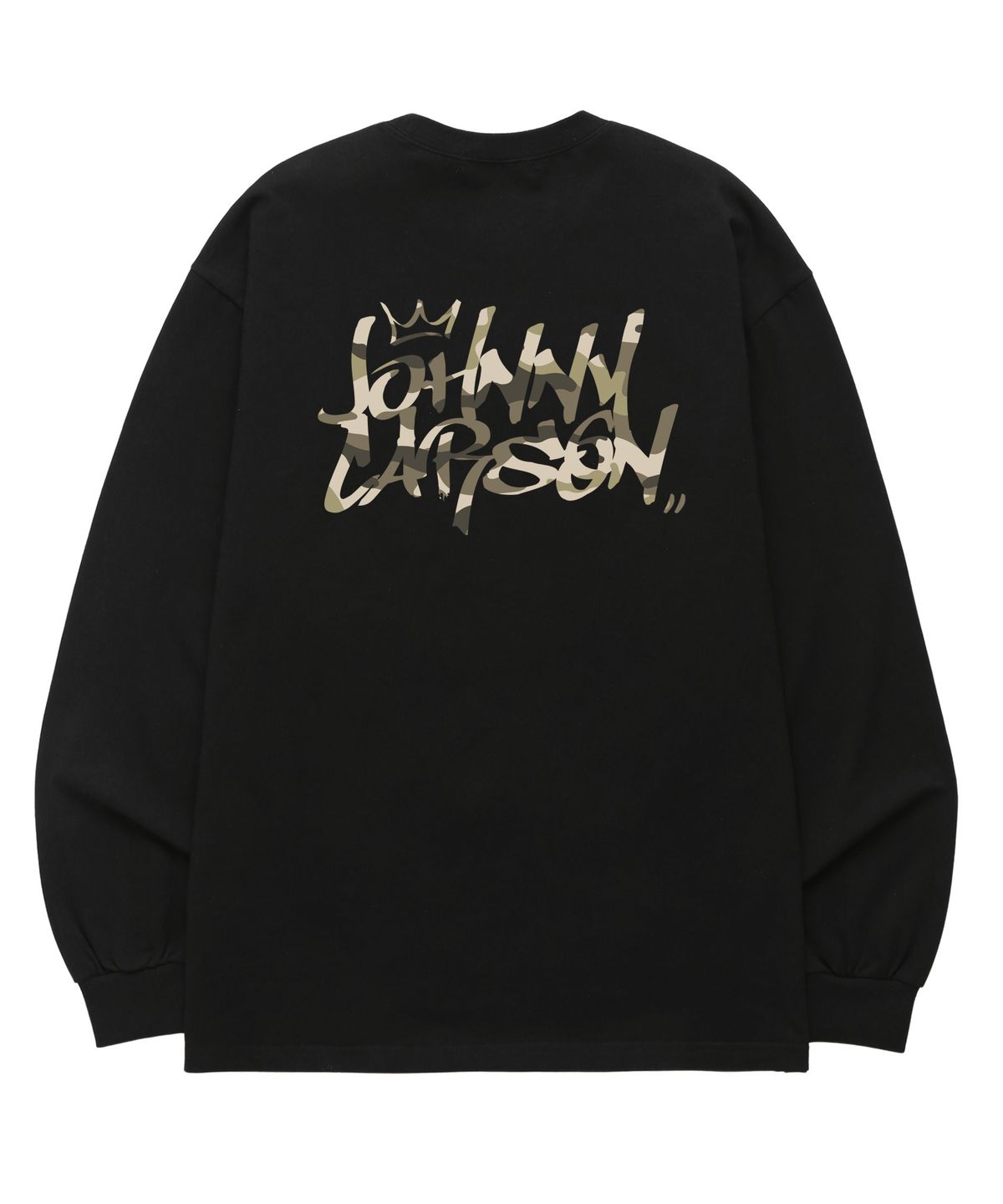 자니카슨(JOHNNY CARSON) Classic Graffiti Logo 롱슬리브 (JCLS102) 블랙/카모