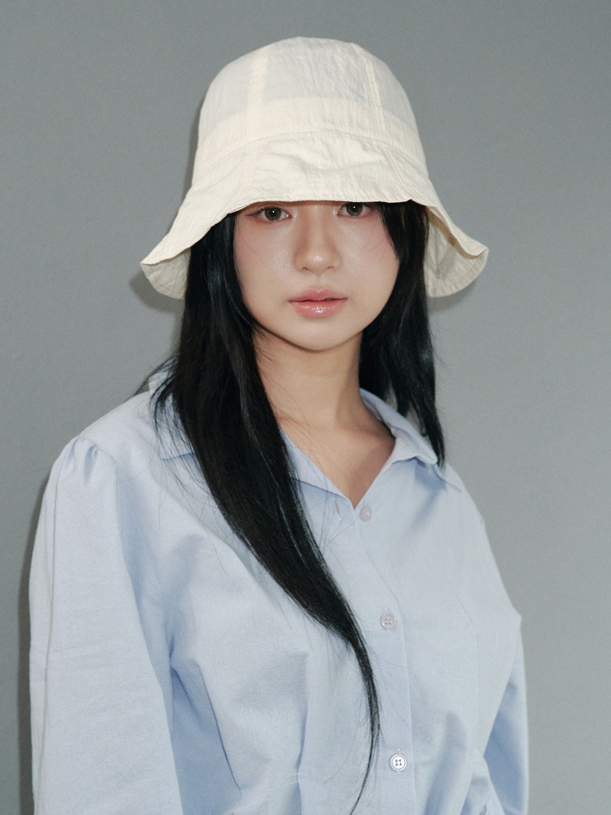올인컴플리트(ALLINCOMPLETE) 몰리 스트링 보닛햇 (아이보리)