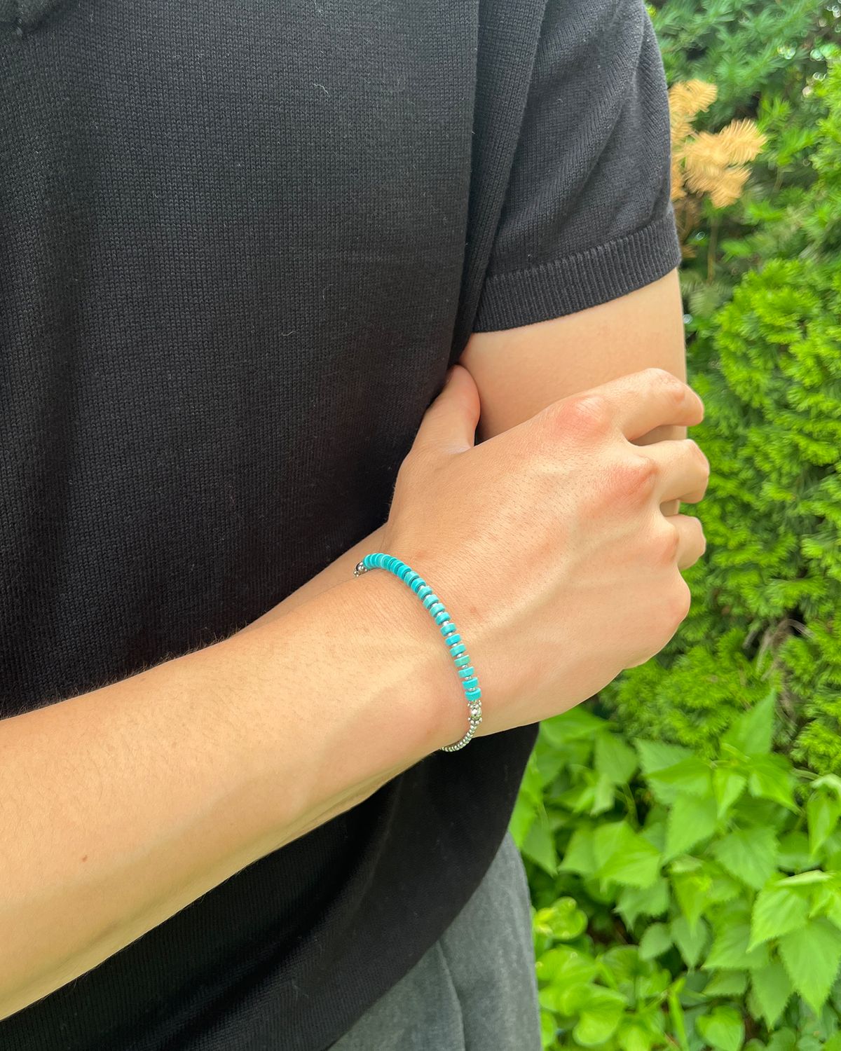 헬리오스(HELIOS) ETHNIC BRACELET #2 [TURQUOISE]