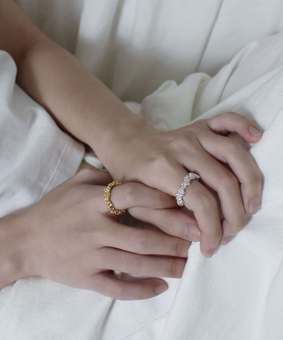 초록(CHOROCK) H RING (GOLD)