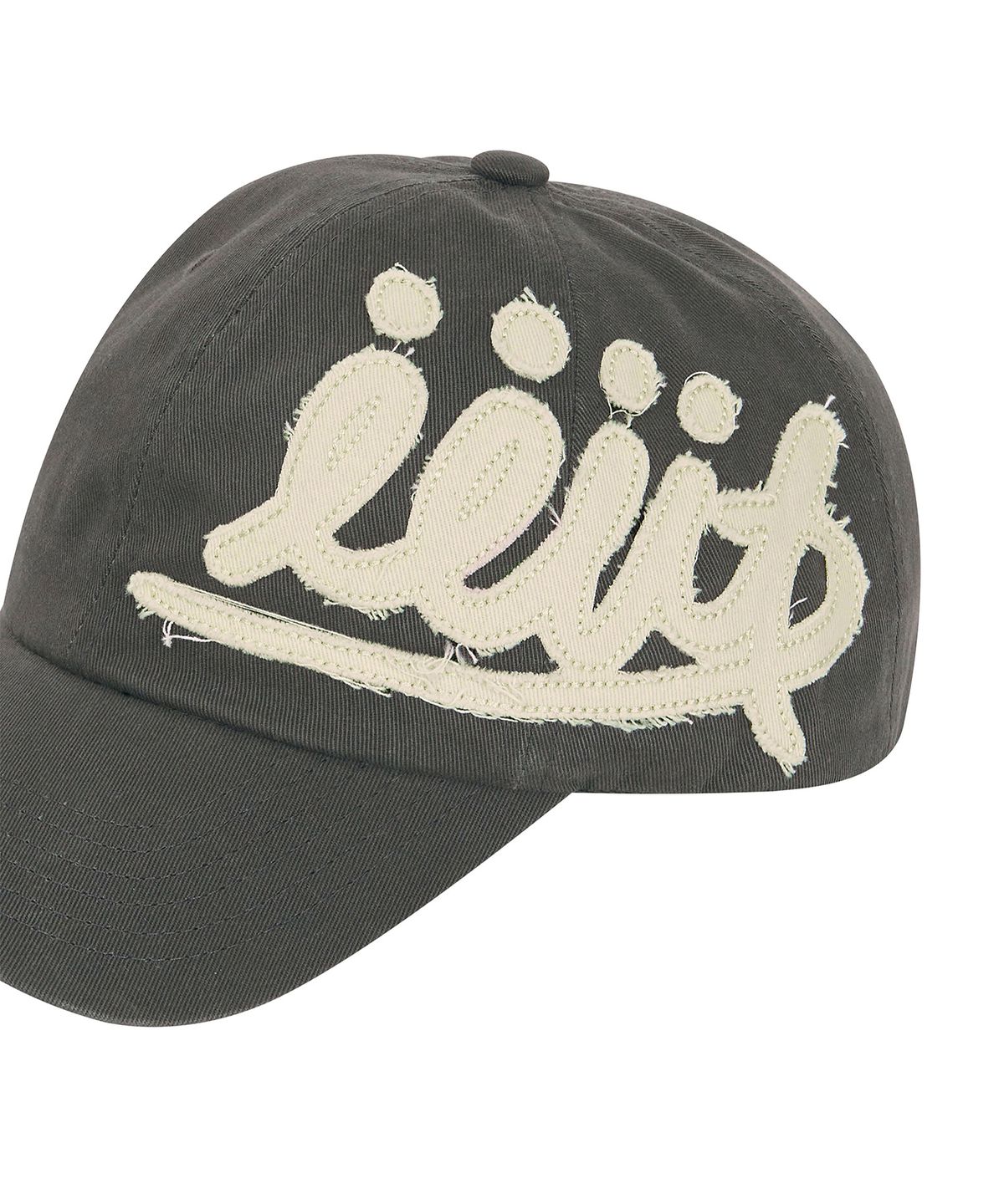 이우트(EEUT) APPLIQUE EEUT BALL CAP / CHARCOAL