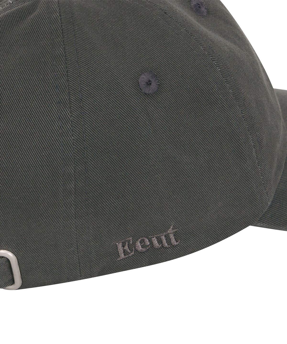이우트(EEUT) APPLIQUE EEUT BALL CAP / CHARCOAL
