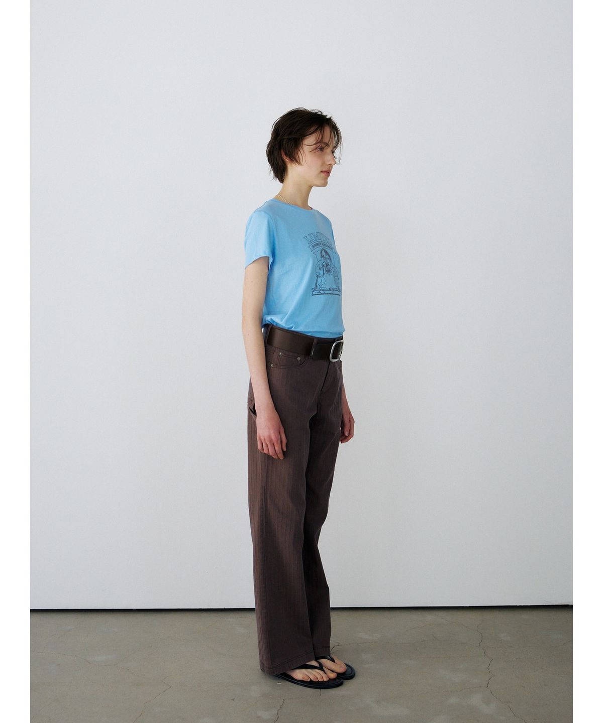 닌닛(NINNIT) [4th] Vintage herringbone pants (BROWN)