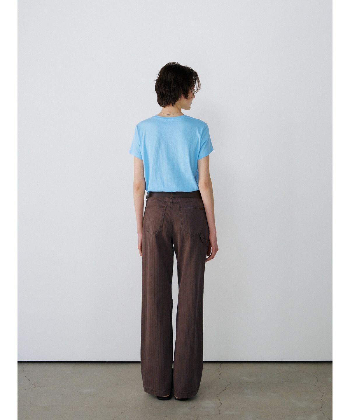 닌닛(NINNIT) [4th] Vintage herringbone pants (BROWN)