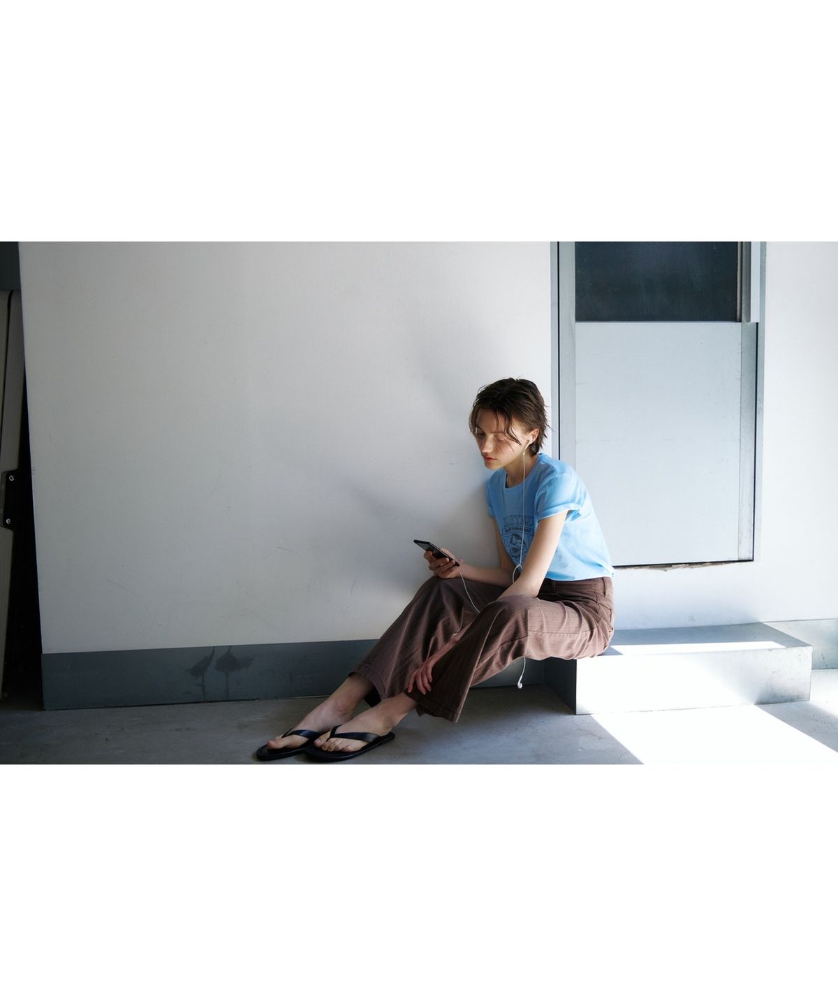 닌닛(NINNIT) [4th] Vintage herringbone pants (BROWN)