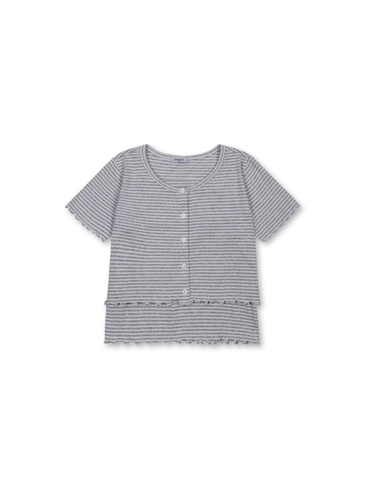 폴햄키즈(POLHAM KIDS) 여아 골지 가디건 셋업_PKF2TS2091