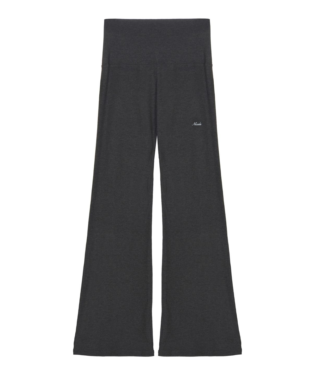 닉앤니콜(NICK&NICOLE) FOLDING BOOTS CUT PANTS_CHARCOAL