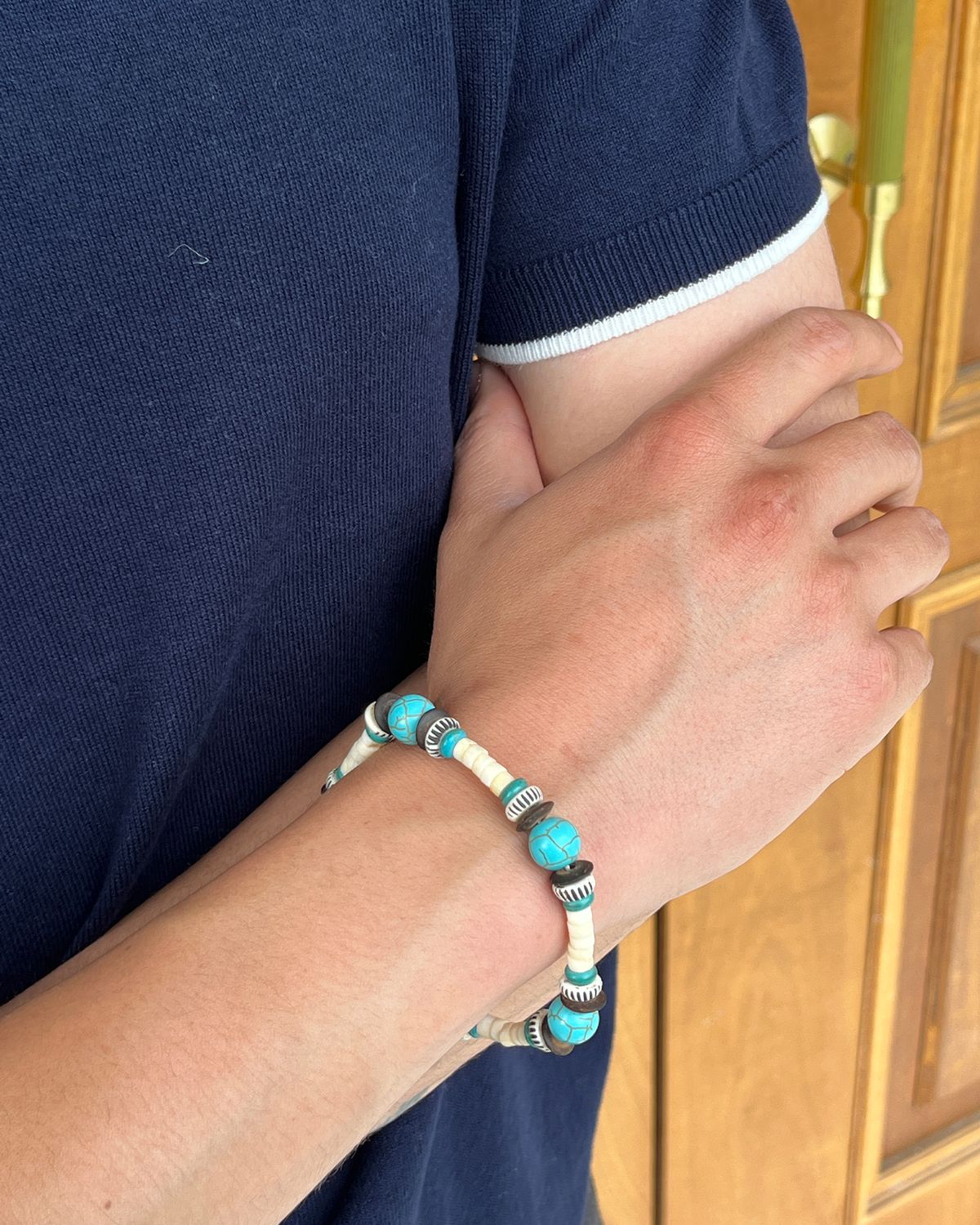 헬리오스(HELIOS) ETHNIC BRACELET #1 [TURQUOISE]