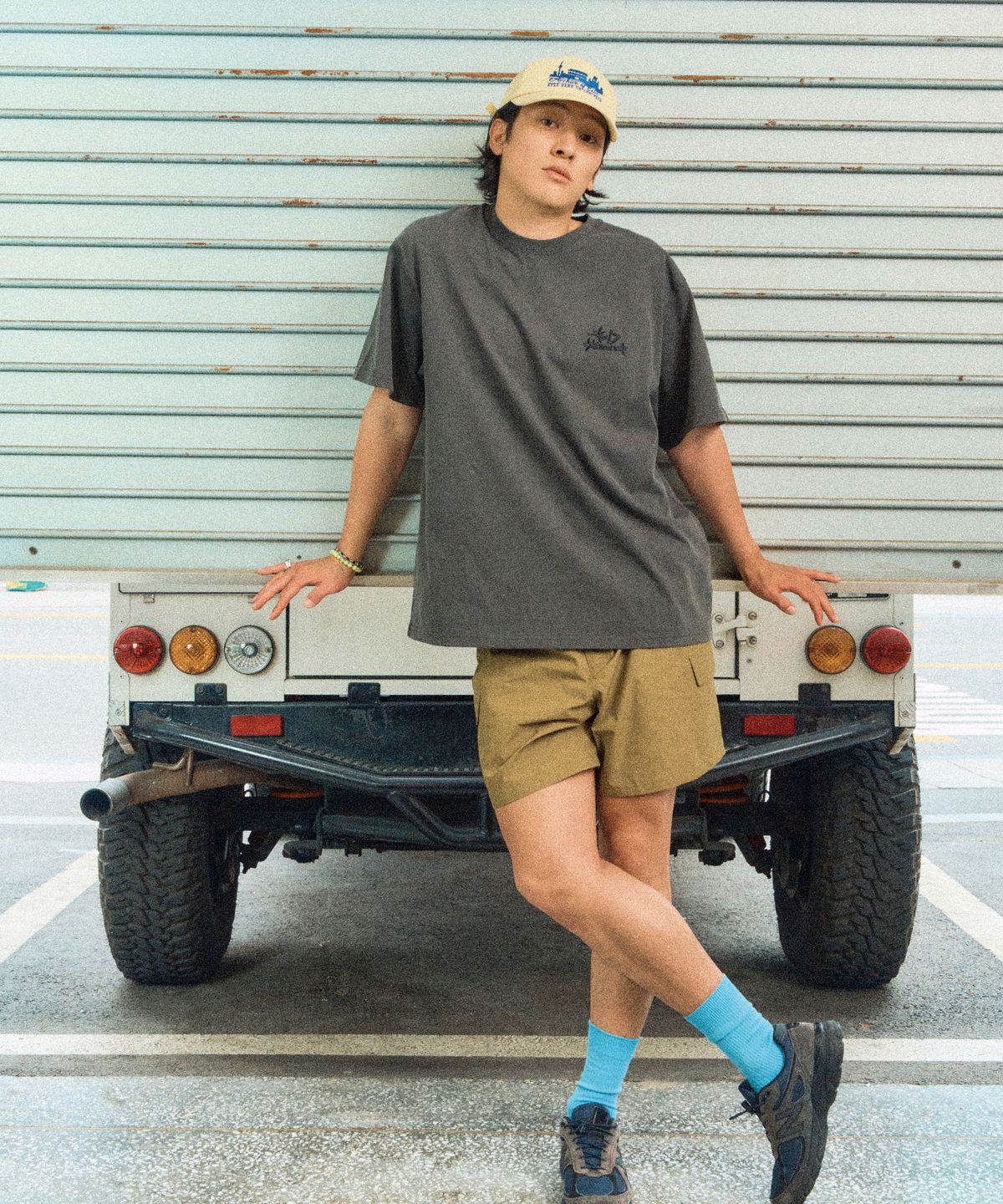 이우트(EEUT) CITYLINE TRACE CAP / CREAM